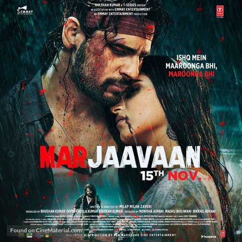 Marjaavaan - Indian Movie Poster