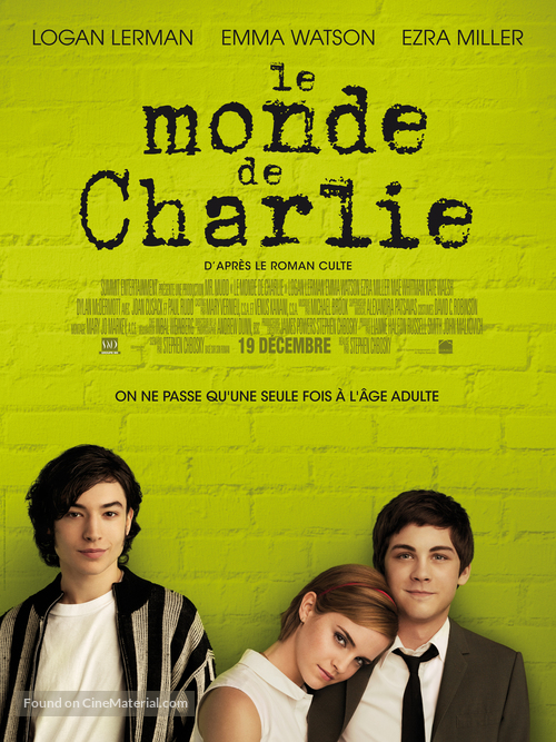 The Perks of Being a Wallflower - French Movie Poster