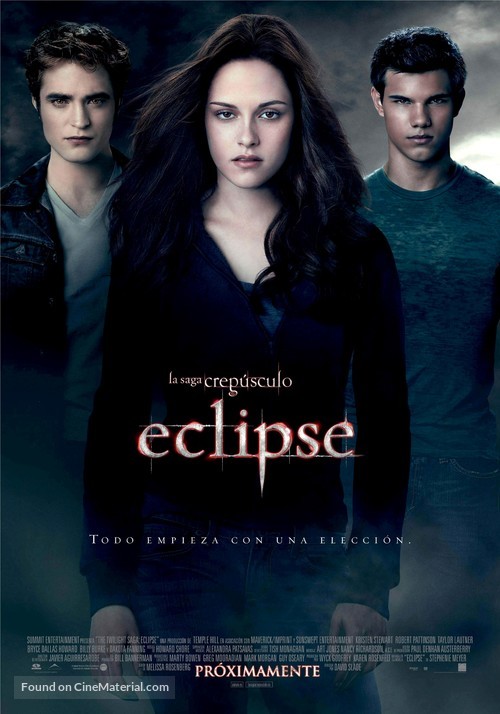 The Twilight Saga: Eclipse - Spanish Movie Poster