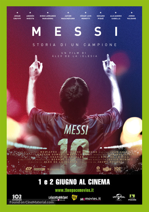 Messi - Italian Movie Poster