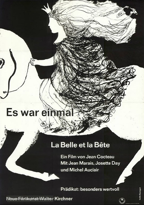 La belle et la b&ecirc;te - German Movie Poster