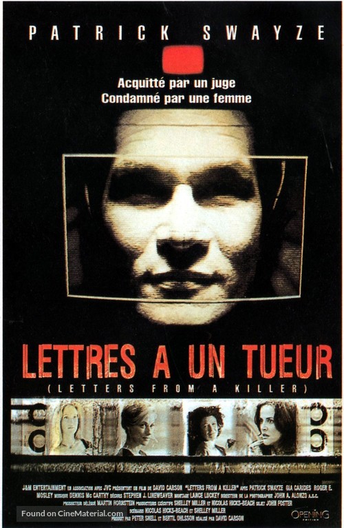 Letters from a Killer - French Movie Poster