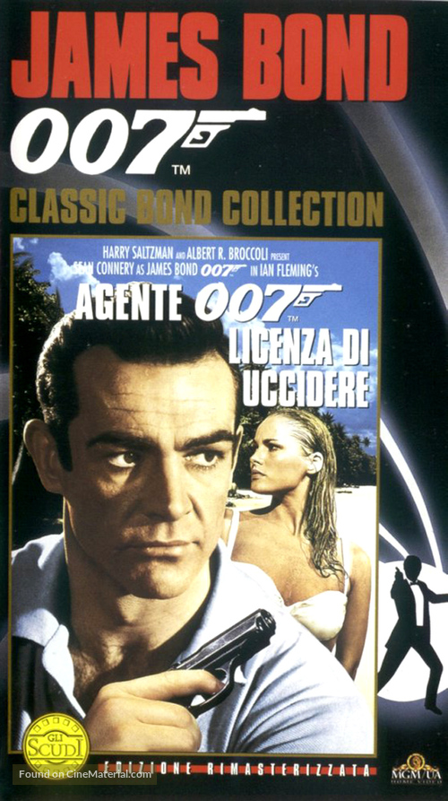 Dr. No - Italian VHS movie cover