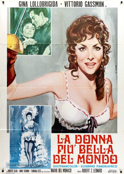 Donna pi&ugrave; bella del mondo, La - Italian Movie Poster