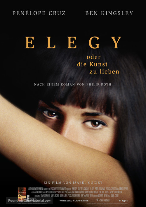 Elegy - German Movie Poster