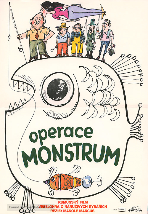 Operatiunea &#039;Monstrul&#039; - Czech Movie Poster
