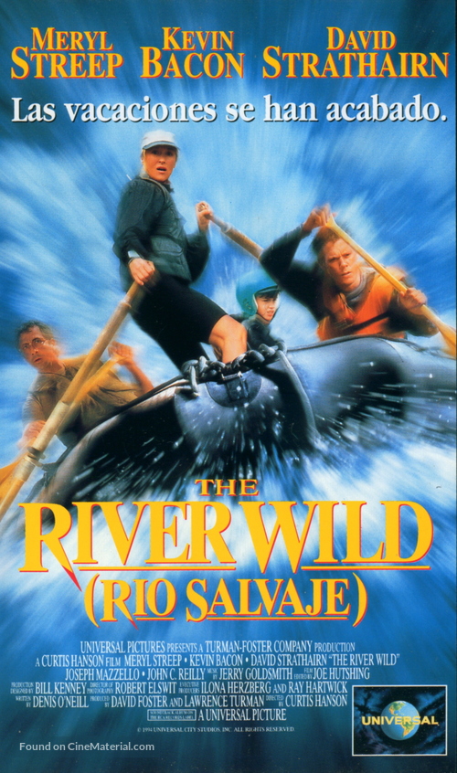 The River Wild - Spanish VHS movie cover
