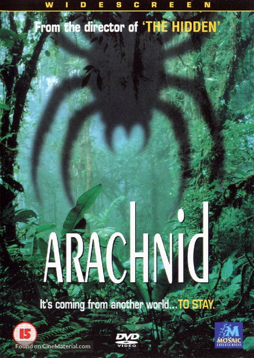 Arachnid - British DVD movie cover