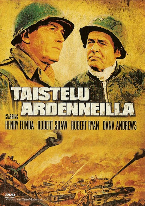 Battle of the Bulge - Finnish Movie Cover