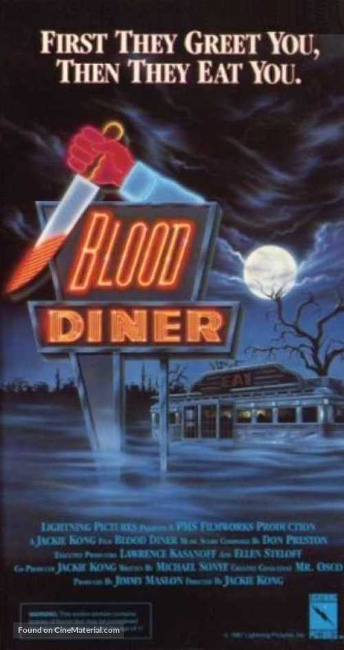 Blood Diner - VHS movie cover