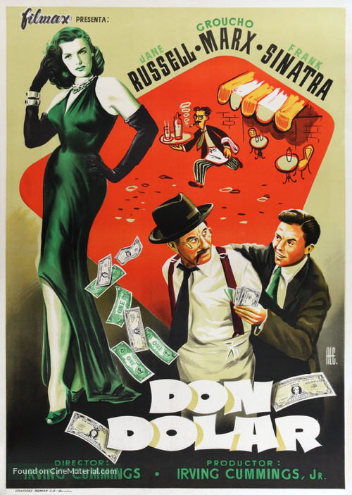 Double Dynamite - Spanish Movie Poster
