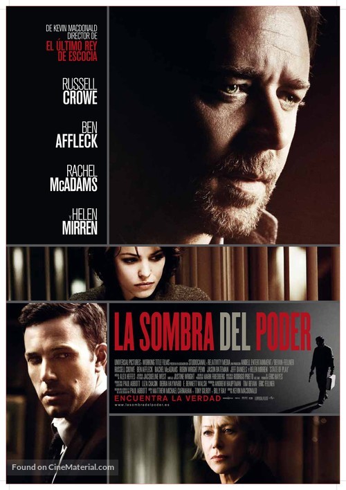 State of Play - Spanish Movie Poster