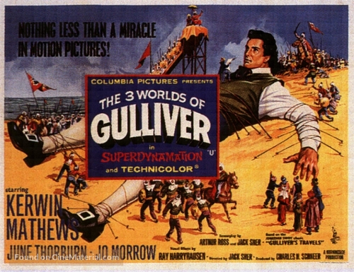 The 3 Worlds of Gulliver - Movie Poster