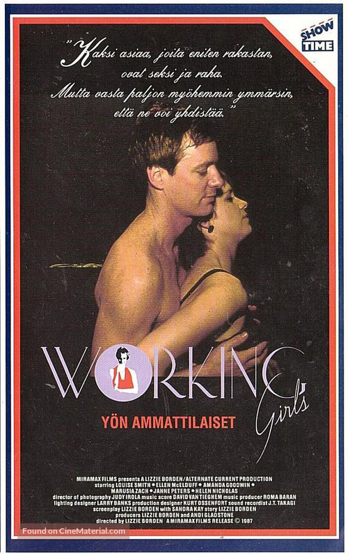 Working Girls - Finnish VHS movie cover