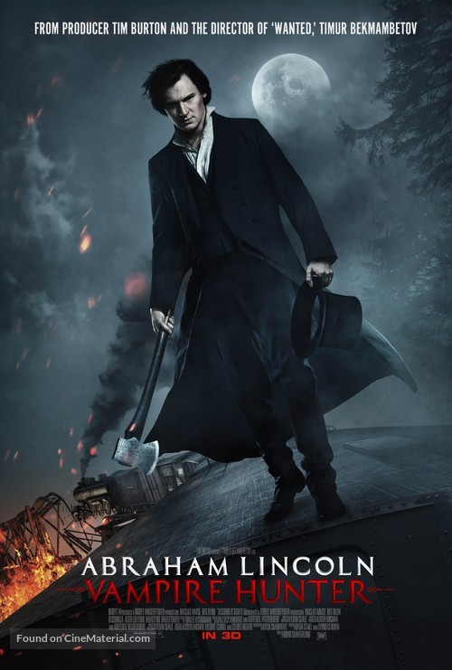 Abraham Lincoln: Vampire Hunter - Theatrical movie poster