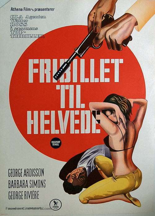 Agente 3S3: Passaporto per l&#039;inferno - Danish Movie Poster