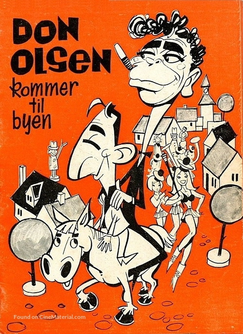 Don Olsen kommer til byen - Danish Movie Poster