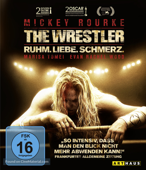 The Wrestler - German Blu-Ray movie cover