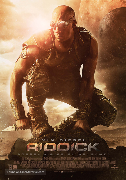 Riddick - Spanish Movie Poster