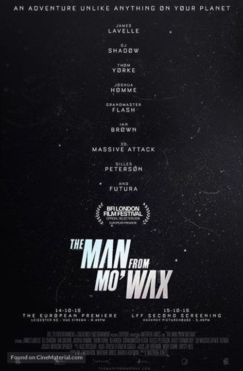 The Man from Mo&#039;Wax - British Movie Poster