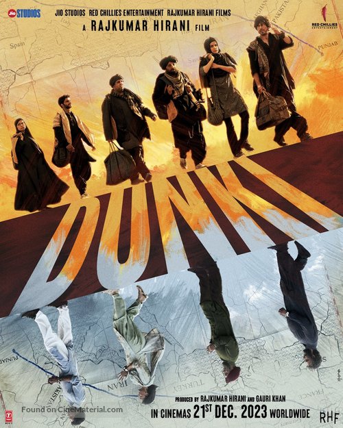 Dunki - International Movie Poster