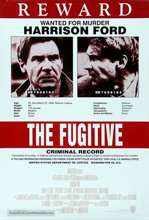 The Fugitive - Movie Poster