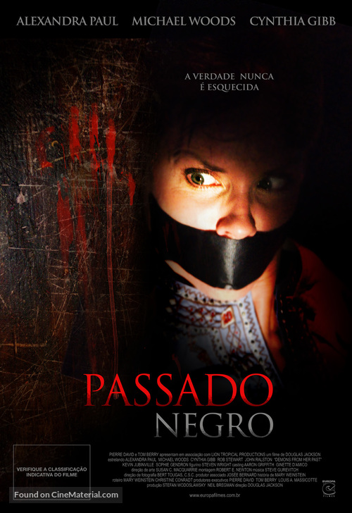 Demons from Her Past - Brazilian Movie Poster