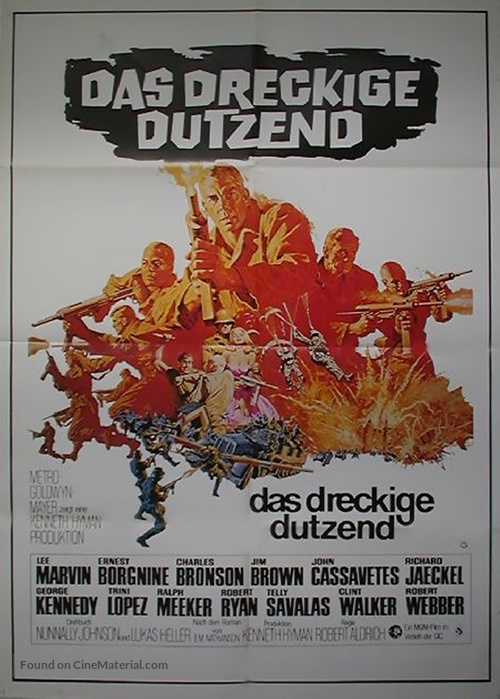 The Dirty Dozen - German Movie Poster