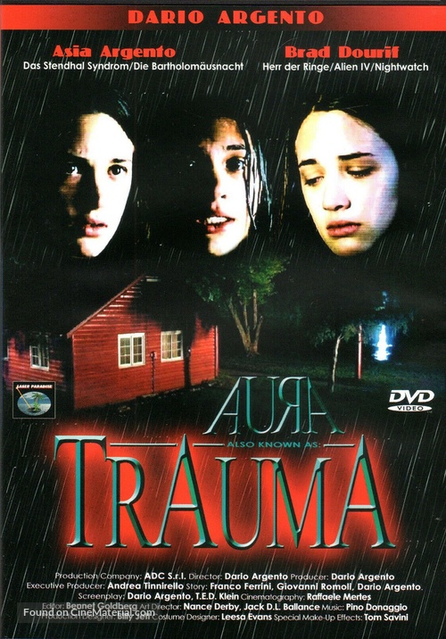 Trauma - German DVD movie cover