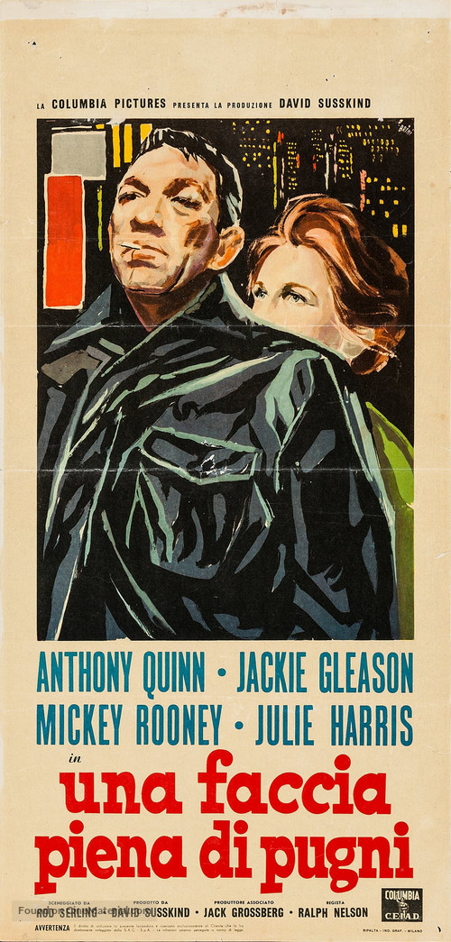 Requiem for a Heavyweight - Italian Movie Poster