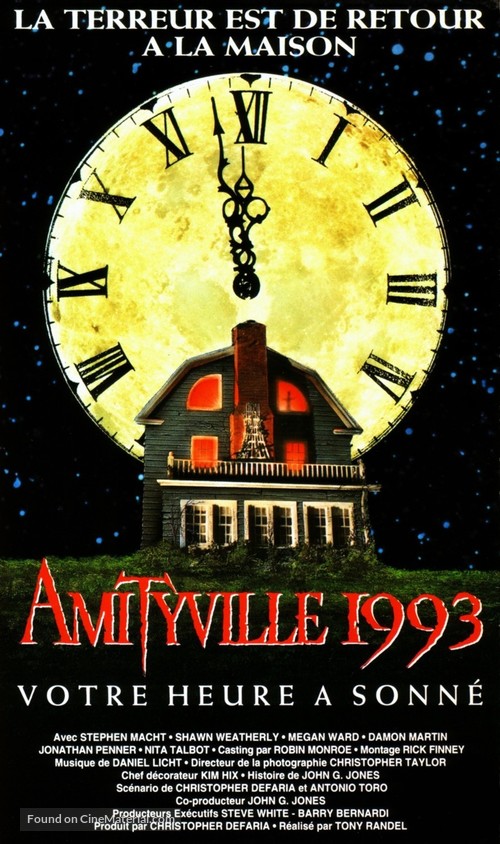 Amityville 1992: It&#039;s About Time - French Movie Cover