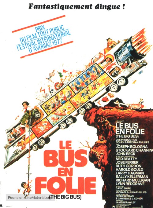 The Big Bus - French Movie Poster