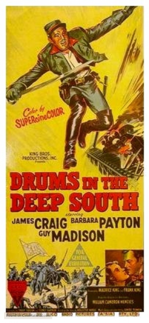 Drums in the Deep South - Movie Poster