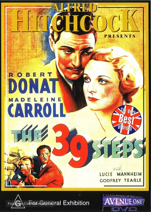 The 39 Steps - Australian DVD movie cover