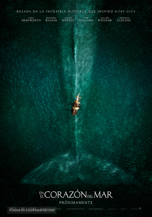In the Heart of the Sea - Spanish Movie Poster