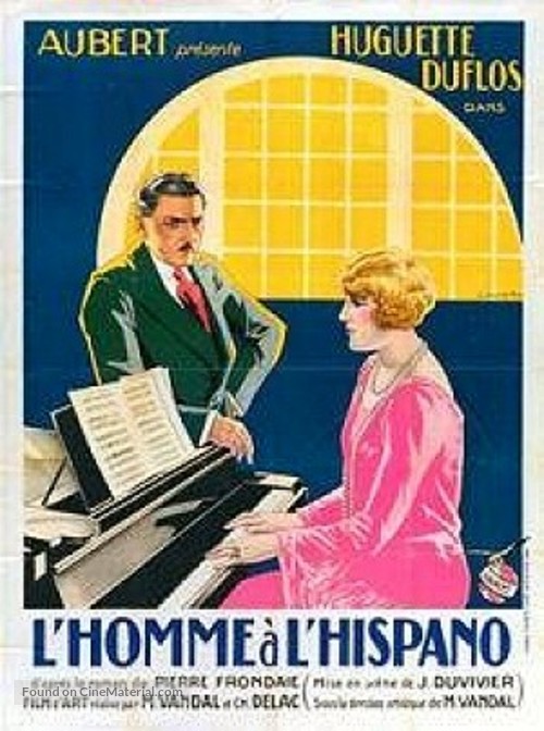 L&#039;homme &agrave; l&#039;Hispano - French Movie Poster