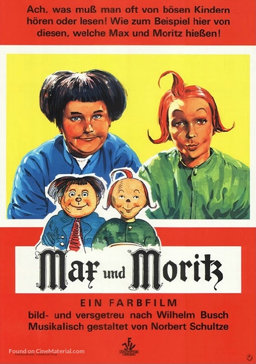 Max und Moritz - German Movie Poster