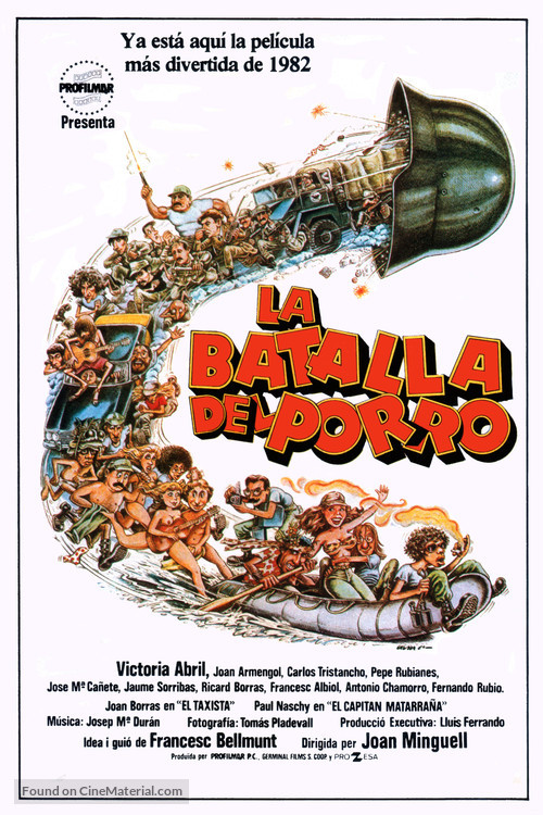 La batalla del porro - Spanish Movie Poster