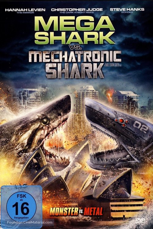 Mega Shark vs. Mecha Shark - German DVD movie cover