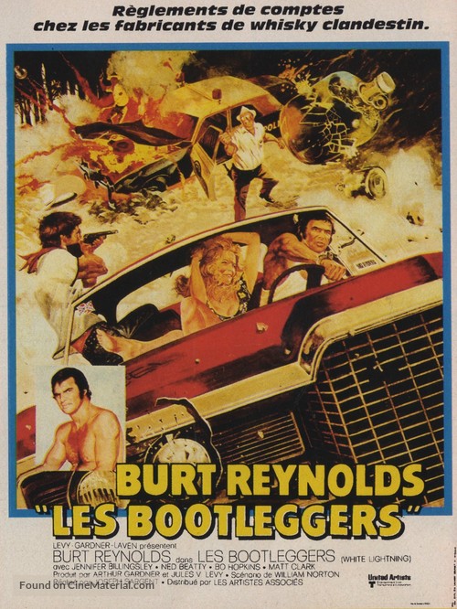 White Lightning - French Movie Poster