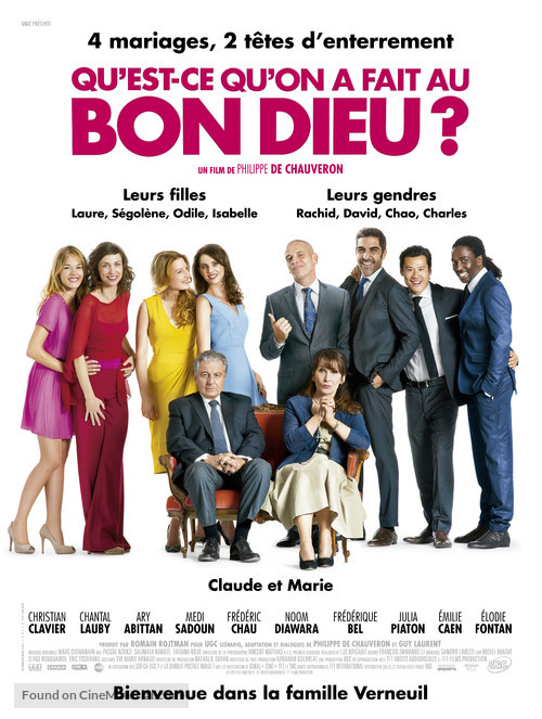 Qu&#039;est-ce qu&#039;on a fait au Bon Dieu? - French Movie Poster