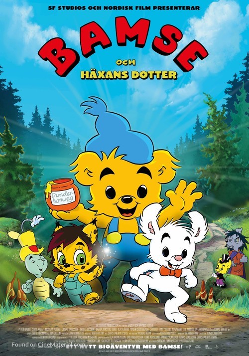 Bamse och h&auml;xans dotter - Swedish Movie Poster