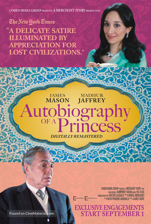 Autobiography of a Princess - Movie Poster