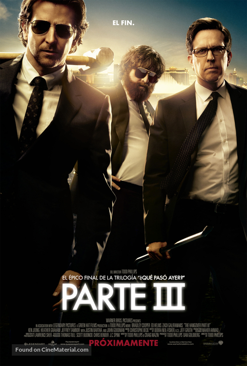 The Hangover Part III - Argentinian Movie Poster
