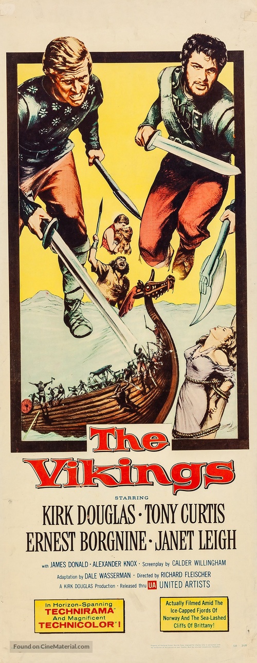 The Vikings - Movie Poster