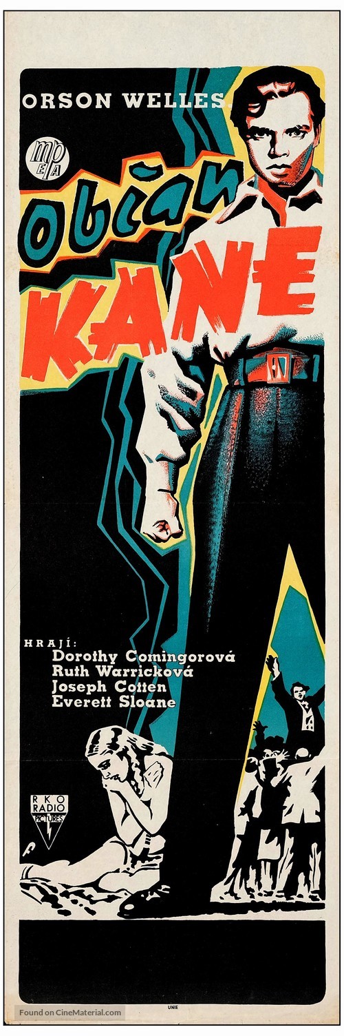 Citizen Kane - Czech Movie Poster