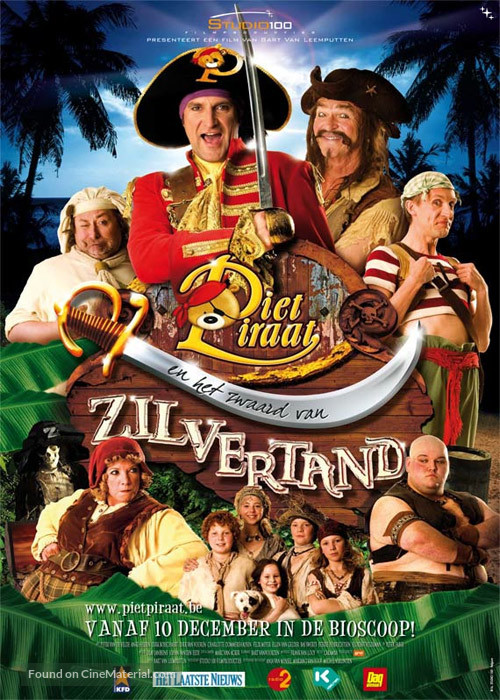 Piet Piraat en het zwaard van Zilvertand - Belgian Movie Poster