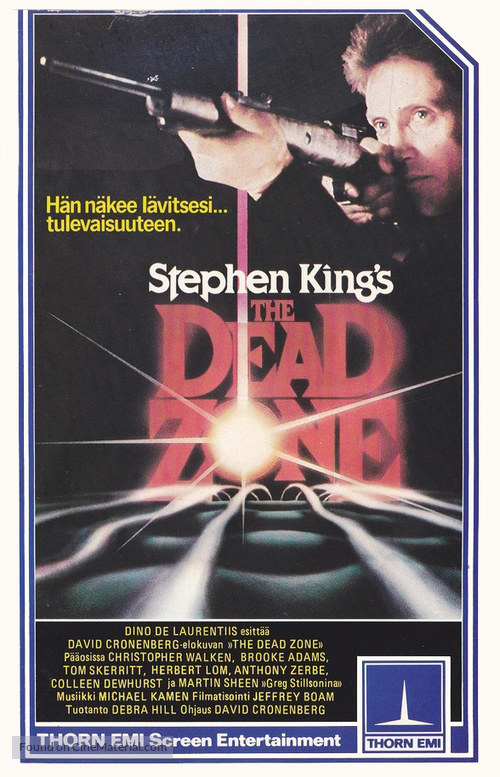 The Dead Zone - Finnish Movie Cover