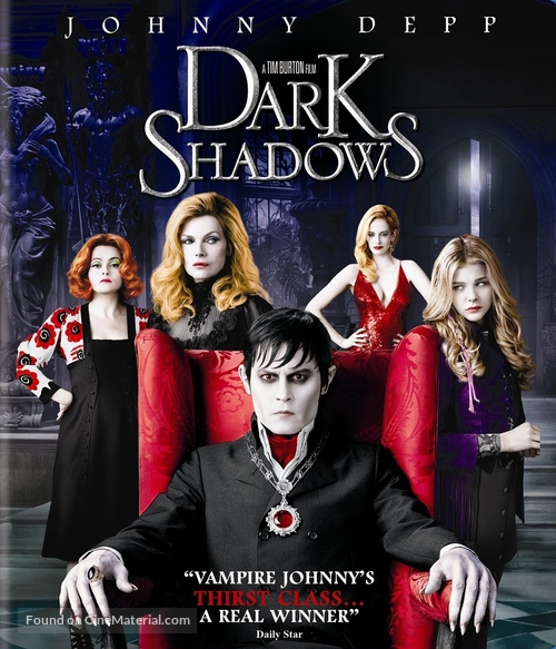 Dark Shadows - British Blu-Ray movie cover