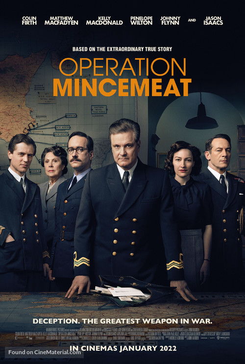 Operation Mincemeat - British Movie Poster